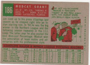 Mudcat Baseball Card