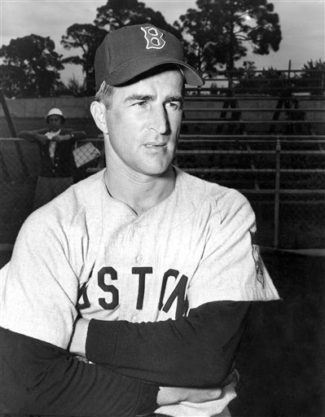 Johnny Pesky, shortstop of the Boston Red Sox, is pictured, 1946