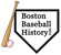 Boston Baseball History Logo